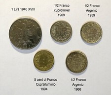 1 LIRA 1940 Regno 50 Cent 1 /