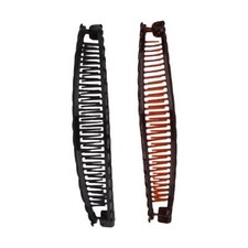 2 pezzi grande fermaglio per capelli a banana flessibile per coda di cavallo