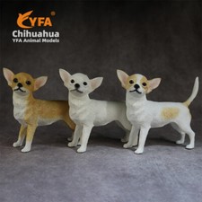 JJM simpatico cane chihuahua animale domestico figura giocattoli modello decorazione adulti bambini regalo di Natale