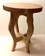 Sgabello/tavolino in frassino massello - lavorazione artigianale (A)