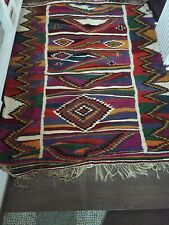 Tappeto Stuoia Passatoia 100% Cotone Kilim Indiano Etnico 6 Disegni 10 Misure ch
