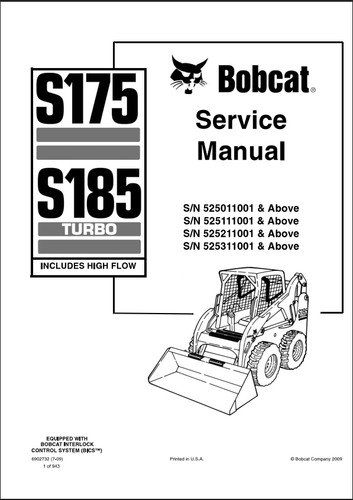 Bobcat s175 s185 - s175, skid
