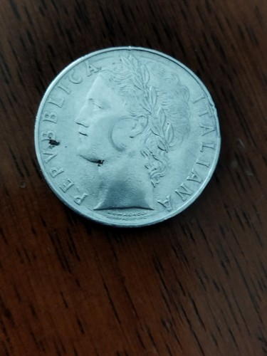 100 lire minerva del - del, 1957