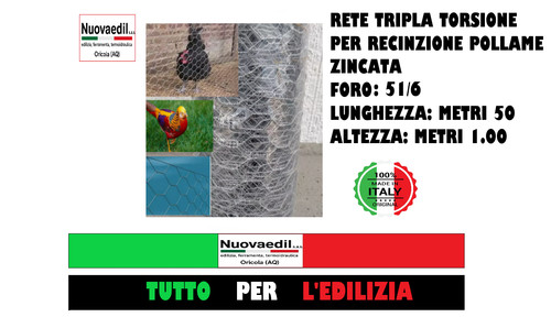 50mt rete tripla torsione - rete, 51/6