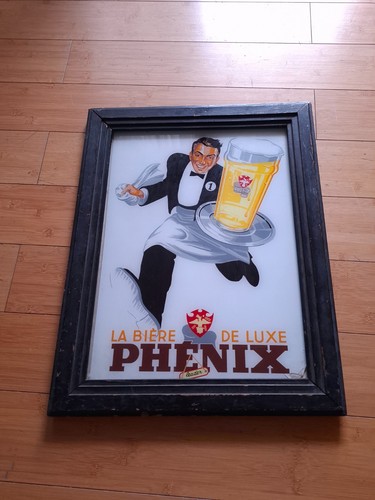 Fixe sous verre biere phenix - verre,