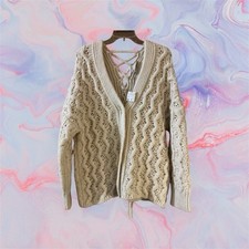 Cardigan donna ZARA panna