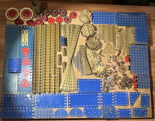 Meccano occasion bleu - meccano, or