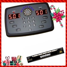 Dart Scorer Freccette Pro Quadro di Scoreggio Elettronico Linea di Lancio Marcatore Uomo Barra Caverna Regalo