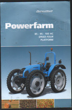 Foglietto brochure trattore