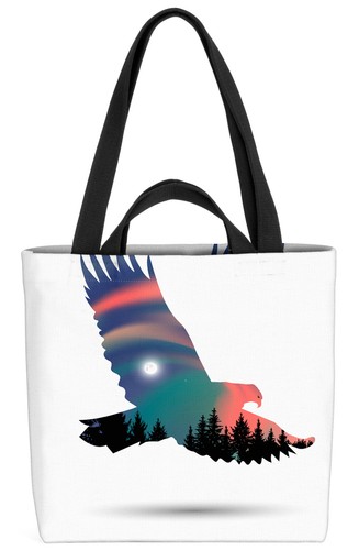Borsa aquila luna stelle