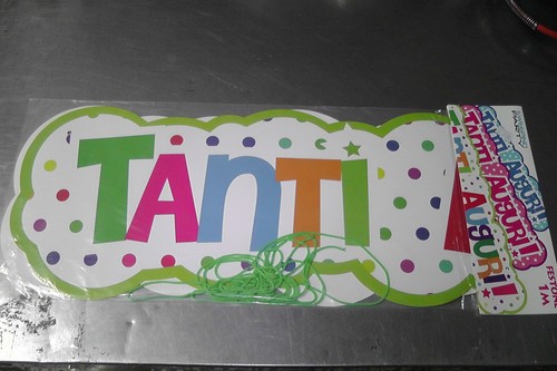 Festone carta tanti auguri - carta,