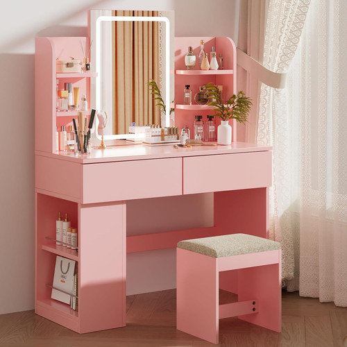 Toeletta trucco con - trucco, luci