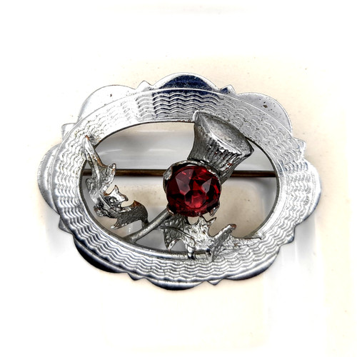 Spilla cardo vintage mizpah - spilla,