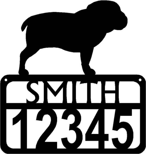 Insegna cane personalizzata