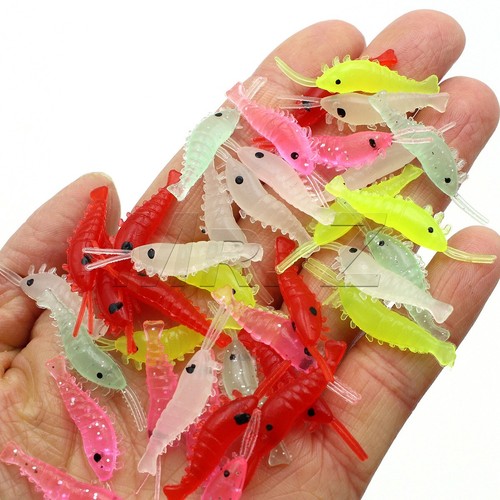 Lotto 100 mini gamberetti esca