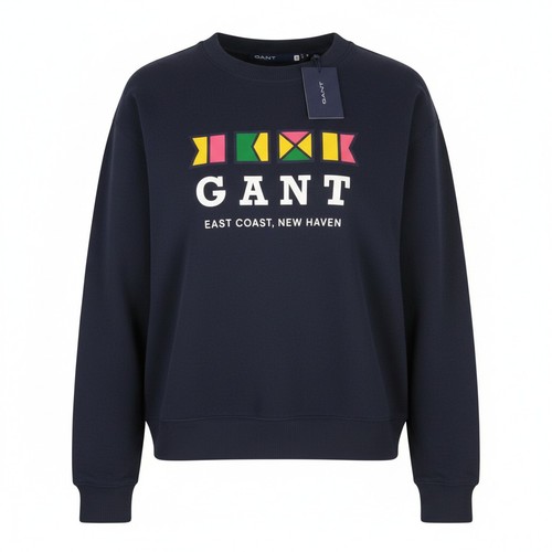 Gant felpa donna con - felpa, blu