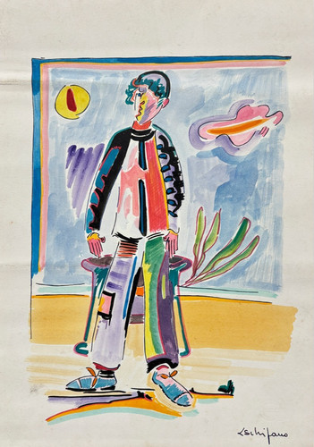 Luciano schifano figura - schifano,