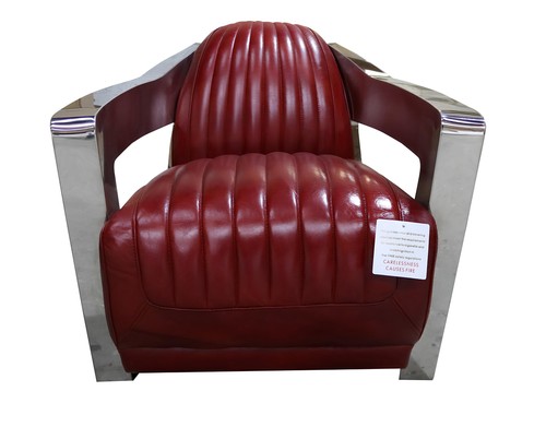 Poltrona vintage pelle - in,