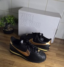 Nike by you cortez pelle nero