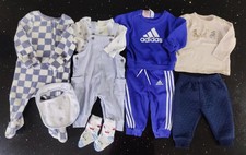 Pacchetto abbigliamento autunno/inverno bambino ragazzo 3-6 mesi - set tuta Adidas inc