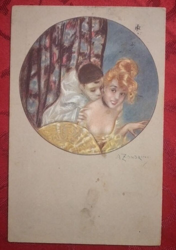 9232 cartolina illustratore - cartolina, a