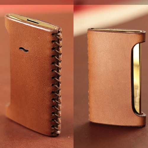 Leather lighter case - leather,