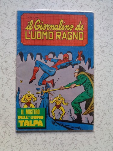 Giornalino uomo ragno - l'uomo,
