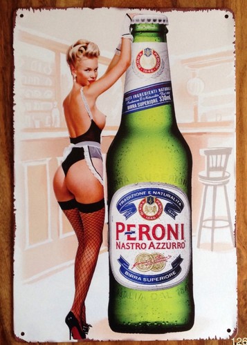 Peroni pin girl insegna - up,