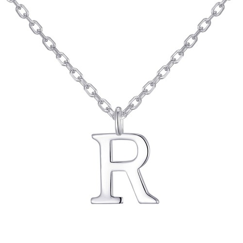 Collana con iniziale in - collana,