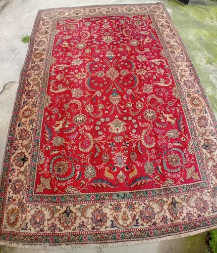 Tappeto persiano tabriz con - tappeto,
