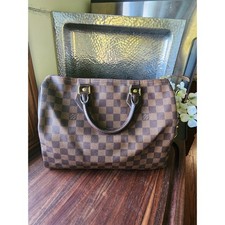 Louis Vuitton Speedy 30 Damier Ebene tela rivestita
