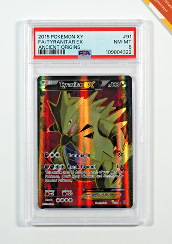 Pokemon psa tyranitar 91 - pokemon,