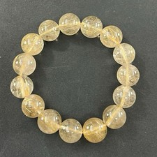 Bracciale Quarzo Rutilato 13mm