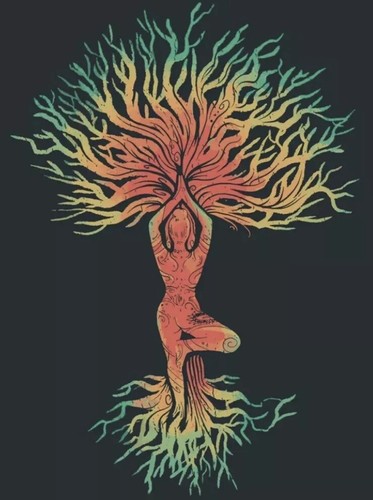 Adesivo decalcomania yoga
