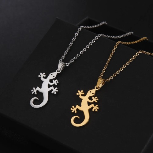 Collana catenina ciondolo - , geco