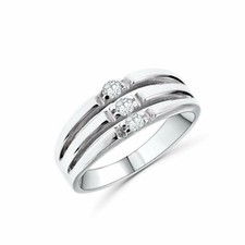 Anello trilogy verticale donna