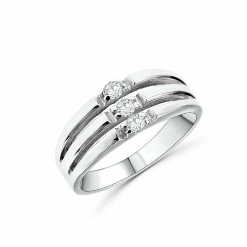 Anello trilogy verticale donna