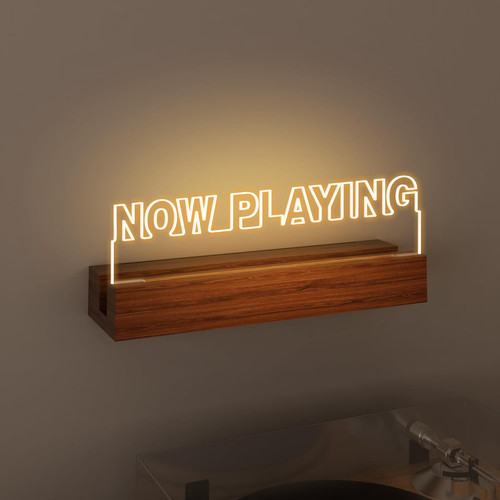 Now playing vinyl stand wall - now,