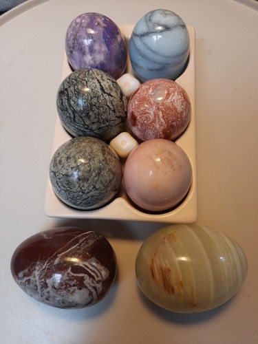 Collezione uova agata in - collezione,