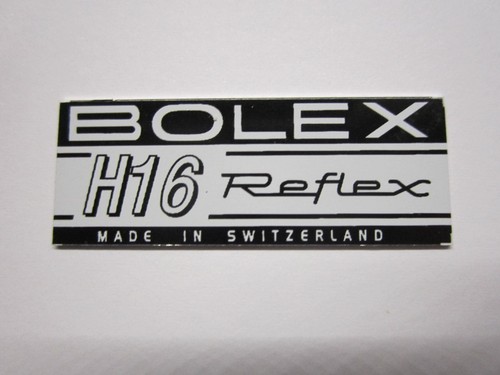 Bolex h16 reflex - 'bolex, logo