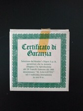 Riproduzione 20 franchi