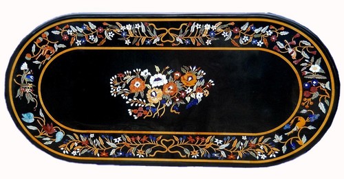 Marmo nero cena table top - marmo,