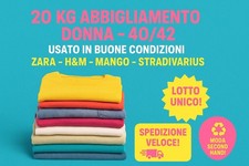 SUPER LOTTO ABBIGLIAMENTO DONNA/RAGAZZA – 20 KG – TAGLIA 40/42 – USATO 