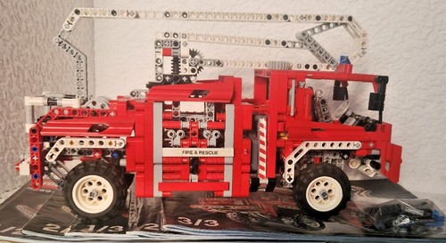 Lego 8289 camion dei pompieri - camion,