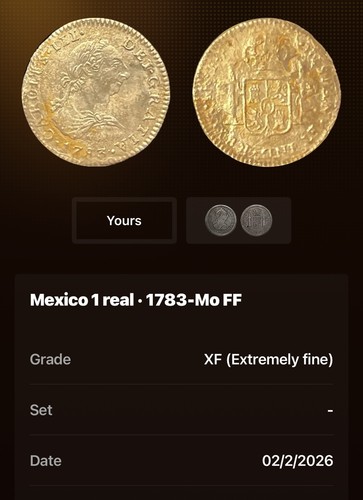 1783 mexico 1 real - ff,