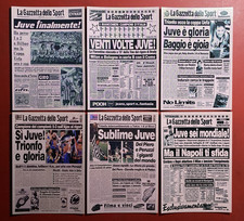 5709) 6 postcards JUVENTUS