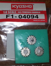 Ferrari f 2004/05 de agostini kyosho Tuning  Ausgabe 94 drei Aluminium-Zahnräder
