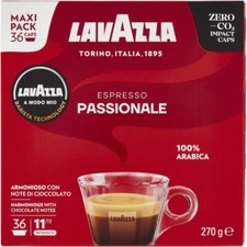 36 / 54 / 108 / 144/ 216 / 360 / 720 Capsule Caffè Lavazza A Modo Mio PASSIONALE