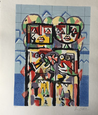 Ibrahim Kodra, Litografia