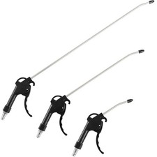 KIT PISTOLE SOFFIAGGIO ARIA COMPRESSA 3 PEZZI EXTRA LUNGHE PULIZIA PISTOLA SOFFIAGGIO